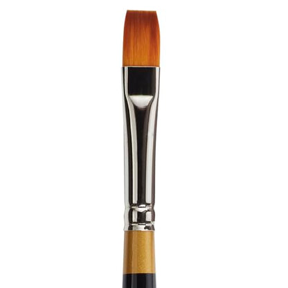 KingArt Original Gold 9300 Series, Premium Artist Brush, Golden TAKLON Shader-Size: 10 - size: 10