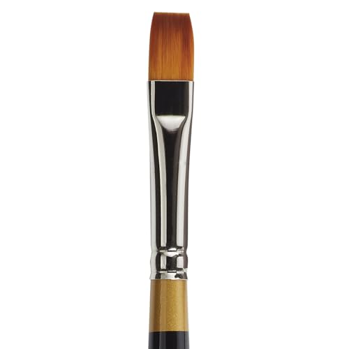 KingArt Original Gold 9300 Series, Premium Artist Brush, Golden TAKLON Shader-Size: 10 - size: 10