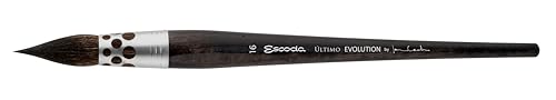 Escoda | Watercolour | Último Evolution Round Mop #16 | Size 16 | 1 Brush | Synthetic Tendo | Round mop - size: Último Evolution Round Mop #16