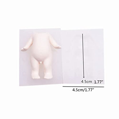 Boy Body Mold Human Silicone Resin Epoxy Casting Making Soap Jewelry Super Light Clay Silicone Doll Epoxy Plaster Statue Figure Figurine Casting for Toy Hand