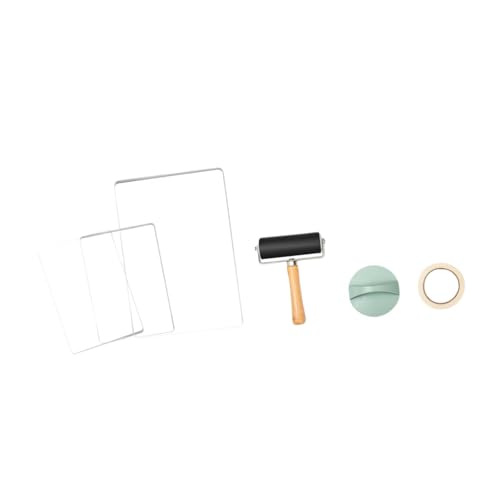 Gel Printing Plate Kit Durability for Arts Crafts Art Printmaking Tool