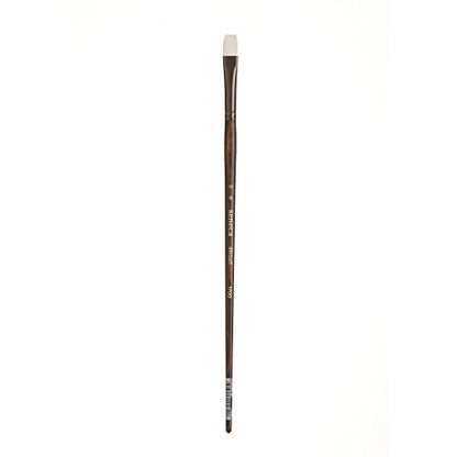 Seneca Artist Brushes by Willow Wolfe, Professional Synthetic Bristle Paint Brush for Acrylic, Oil and Water Mixable Oil, Series 1700, 6 Bright - size: 6