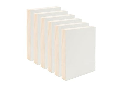 Da Vinci Pro Resist-Grip Coarse Textured Gesso Board, 12x12-4 Pack, 2" Depth Art Boards for Painting, White Acrylic Polymer with Quartz Sand, Warp-Resistant Cradled and Sealed MDF Panel - size: 12x12" - 4 Pack