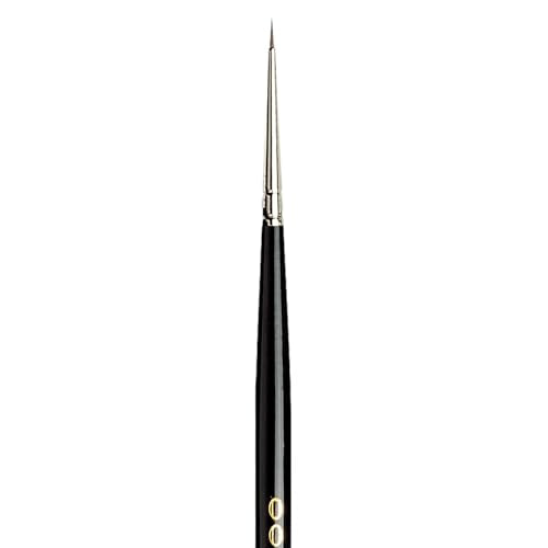 da Vinci Watercolor Series 10 Maestro Paint Brush, Round Kolinsky Red Sable, Size 5/0 - size: Size 5/0, style: Round Series 10