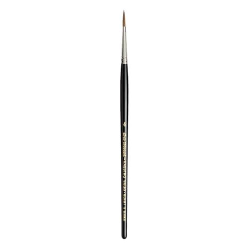 da Vinci Watercolor Series 10 Maestro Paint Brush, Round Kolinsky Red Sable, Size 4 - size: Size 4, style: Round Series 10