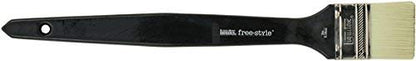 Liquitex Professional Freestyle Large Scale Brush, Broad Flat/Varnish 2-inch, Long Handle, Black - size: 2", style: Large Scale Broad Flat/Varnish
