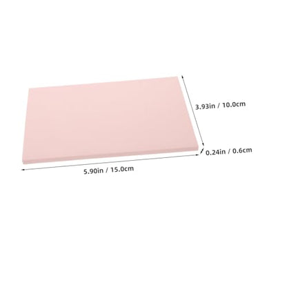 Uonlytech 4pcs Rubber Carving Blocks White Linoleum Printmaking Tools for Stamp Making for Beginners Craft Projects Smooth Carving for Detailed Designs