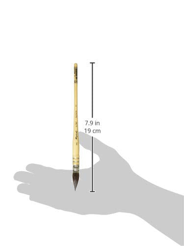 Raphael Kazan Squirrel Quill Mop Brush, 02 - size: 2