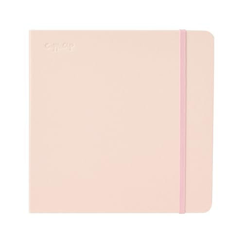 CuppaClip Watercolor Journal 300GSM Fine Grain Art Supplies for Adults Kids Watercolor Pad Wet Media Painting Wood Pulp Paper (Pink, 7x7in) - color: Pink, size: 7x7in
