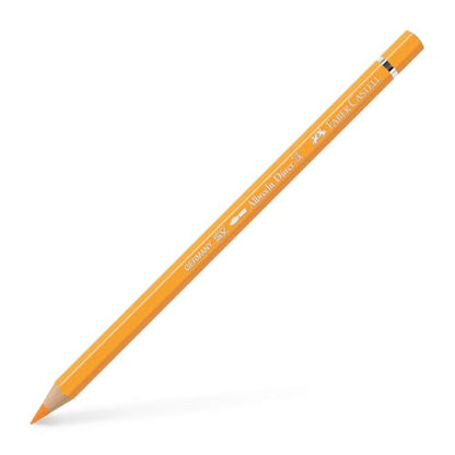 Faber-Castell Art & Graphic Albrecht Dürer Watercolour Pencil, (109), Dark Chrome Yellow, For Art, Craft, Drawing, Sketching, Home, School, University, Colouring - color: Dark Chrome Yellow
