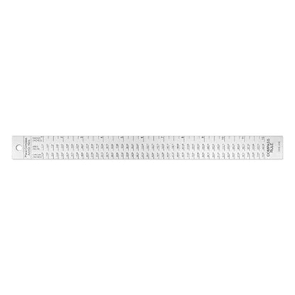 Alumicolor Aluminum Compass 12 inch Ruler Kit Tools for Geometry, Engineering, Drawing and Architecture