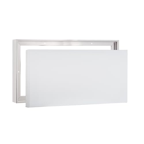 PIXY CANVAS Value Pack of 8x10 Stretched Canvas 1-1/2 (1.5) inch deep and Floater Frame for Your Paintings/Artwork/Wall Art/Wall Decor (Chrome, 8 x 10 inch, Landscape) - color: Chrome, size: 8 x 10 inch