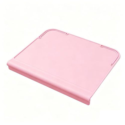 Kids Placemats, Silicone Placemats for Baby & Kids, Baby Place Mats with Teething Edge Bumper, Waterproof Dinning Table Mat, Dishwasher Safe (Pink, 12''×10'') - color: Pink