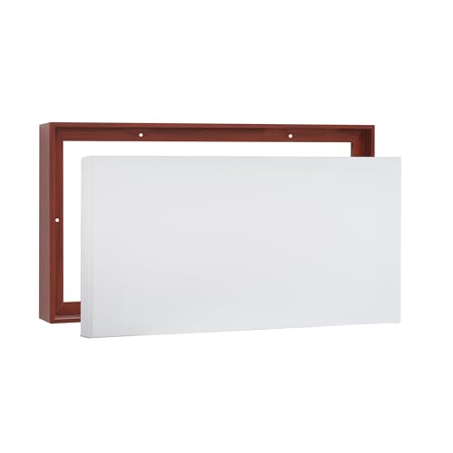 PIXY CANVAS Value Pack of 8x10 Stretched Canvas 1-1/2 (1.5) inch deep and Floater Frame for Your Paintings/Artwork/Wall Art/Wall Decor (Red Cherry, 8 x 10 inch, Landscape) - color: Red Cherry, size: 8 x 10 inch