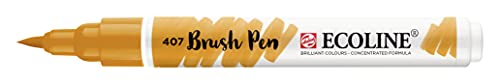 Ecoline Brush Pen Deep ochre 407 (11504070) - color: Deep Ochre