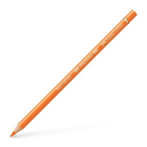 Faber-Castell Polychromos Artists' Single Pencil - Colour 111 Cadmium Orange - color: Cadmium Orange