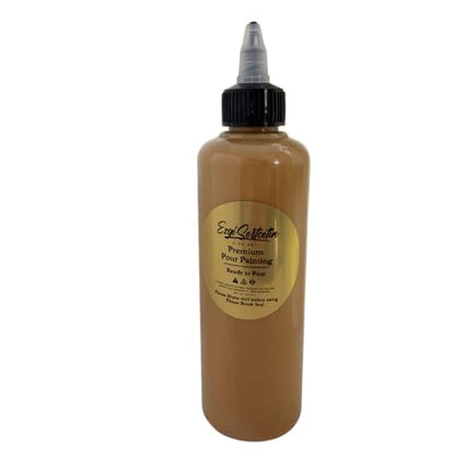 Premium Pour Painting | 8 FLOZ | Fluid Art Paint | Ready to Pour | Acrylic Pouring Paint | Parmagiana - color: Parmagiana