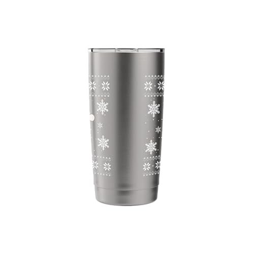 Spongebob SquarePants Holiday Christmas Graphic Stainless Steel Insulated Tumbler - color: Brushed Steel