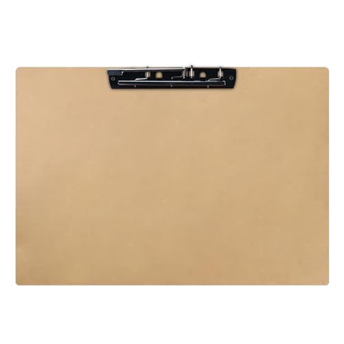 Acocony 11x17 Clipboard Landscape Extra Large Clipboard Hardboard with 8 Inch Jumbo Lever Clip 11 x 17 Clipping Board Log Color Pack of 1