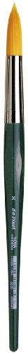 da Vinci Watercolor Series 5570 CosmoTop Nova Paint Brush, Round Synthetic with Short Green Handle, Size 20 (5570-20) - size: Size 20, style: Round Esagonal