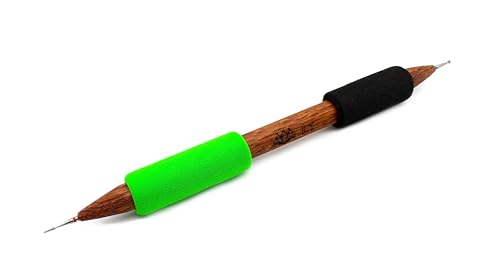 DiamondCore Tools The Original Sgraffito Stylus Set 2, 4-Piece Diamond Tip Pottery Carving Tool Set with L1, L2, L3, L4 for Fine Lines, Clay Sgraffito, Ceramics, and Cleanup