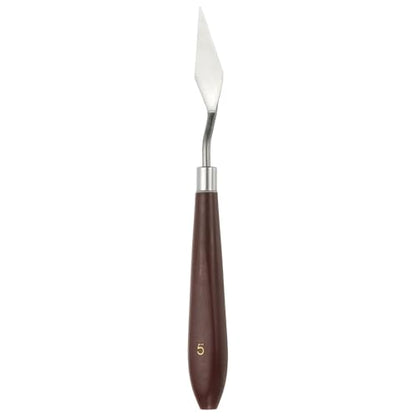 HARFINGTON Palette Knife Painting Tool 1.97" x 0.59" Stainless Steel Art Spatula Pallet Knives Scrapers Tools with Plastic Handle for Acrylic Oil Canvas Mixing Spreading, Red/Silver - size: 1.97" x 0.59"