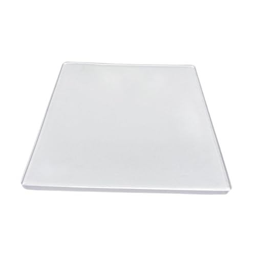 Gel Printing Plate Flexible Monoprinting Print Plate Card Making Scrapbooking Gel Plate DIY Arts and Crafts Journaling Sturdy Material Suitable for Ar, Square - color: Square