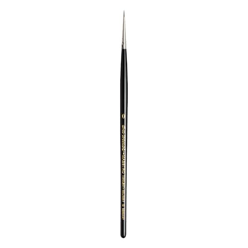 da Vinci Watercolor Series 10 Maestro Paint Brush, Round Kolinsky Red Sable, Size 0 (100) - size: Size 0, style: Round Series 10