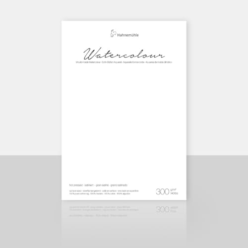 Hahnemuhle Collection Watercolor 300 Block Hot Pressed 11.8x15.7 Inches 300 GSM