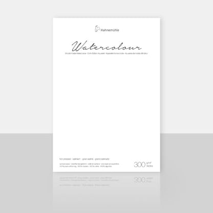 Hahnemuhle Collection Watercolor 300 Block Hot Pressed 11.8x15.7 Inches 300 GSM