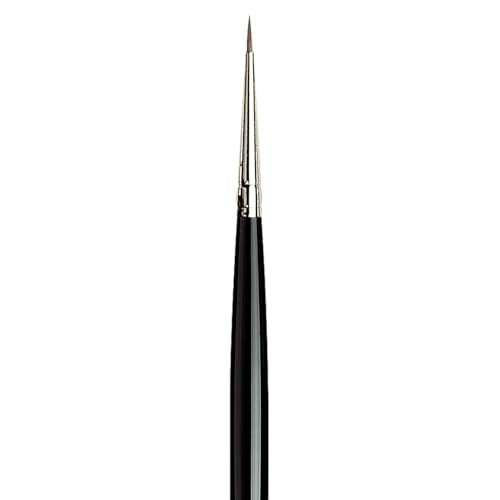 da Vinci Watercolor Series 10 Maestro Paint Brush, Round Kolinsky Red Sable, Size 0 (100) - size: Size 0, style: Round Series 10