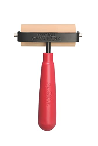 Speedball Soft Rubber Brayer, 3-Inch - Printmaking Roller Tool for Gel & Block Printing and Crafting - Made in USA - size: 3-Inch