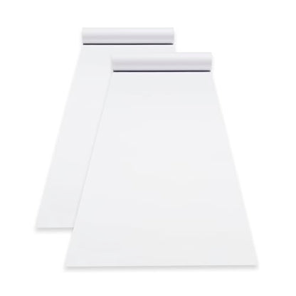 Melissa & Doug Deluxe Easel Paper Roll Replacement, 2-Pack Bundle for Coloring, Writing or Painting (17 in. x 75 ft.) Art Supplies for Kids Ages 3+ (White) - FSC Certified