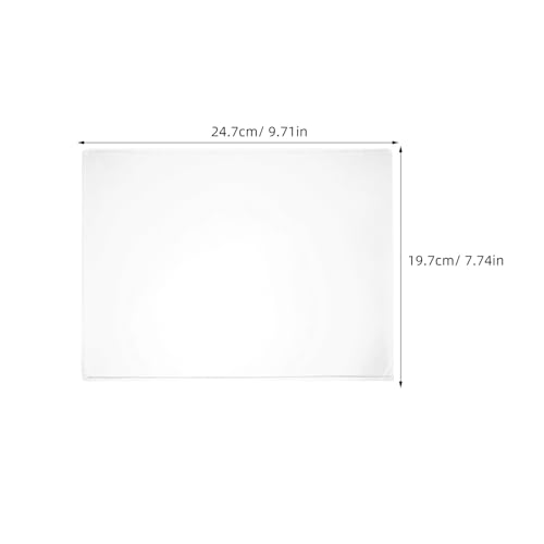 SOLUSTRE Reusable Gel Monoprinting Plate: Non-Stick Flexible Gel Press for Kids - Art Transfer Plate for Card Making, Scrapbooking, Mixed Media Projects, 9. 72 X 7. 75 Inch