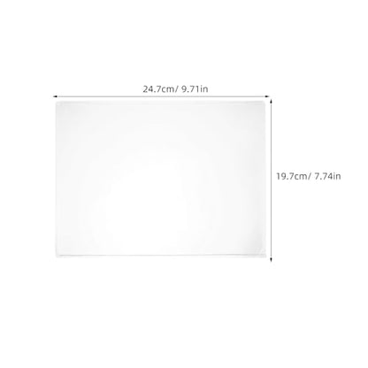 SOLUSTRE Reusable Gel Monoprinting Plate: Non-Stick Flexible Gel Press for Kids - Art Transfer Plate for Card Making, Scrapbooking, Mixed Media Projects, 9. 72 X 7. 75 Inch