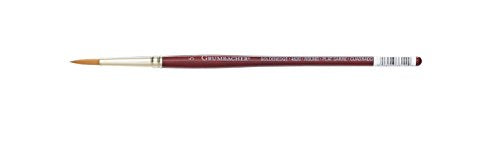 Grumbacher Goldenedge Golden Toray Round Watercolor Brush, Synthetic Bristles, Size 5 (4620.5) - size: 5