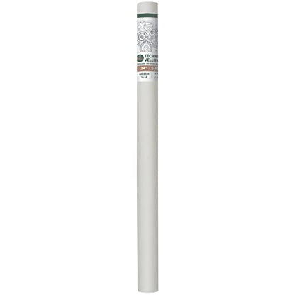Borden & Riley 24" x 5 Yards #110M Technical Vellum Roll, 16 lb. 100% Rag, 1 Roll Each