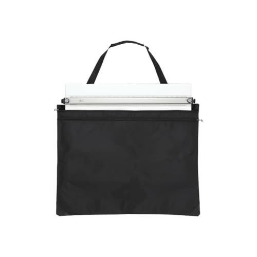 Acurit PXB 16” x 21” Drawing Board & Travel Bag for Artists & Designers - Portable Workspace for Drawing, Sketching, Drafting, Painting - Fixed Angled Laminated Surface w/Ruler & Parallel Motion Bar - size: 16x21"