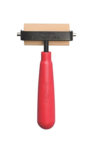 Speedball Soft Rubber Brayer, 2.5-Inch - Roller for Printmaking, Gel & Block Printing and Crafting - Made in USA - size: 2-1/2-Inch