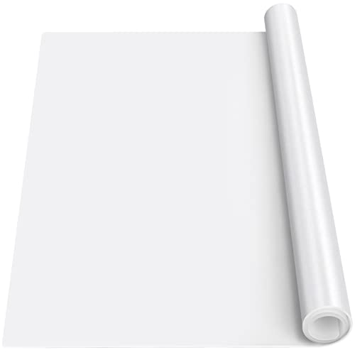 Silicone Mat Heat Resistant Mats for Countertop, Multipurpose Large Silicone Mats for Crafts Kitchen Workbench Size 48x24 inches Thick 2mm,Rolled Package,Translucent - color: Translucent, size: 48"L x 24"W