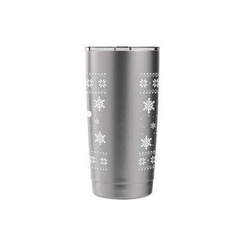 Spongebob SquarePants Holiday Christmas Graphic Stainless Steel Insulated Tumbler - color: Brushed Steel