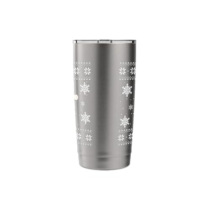 Spongebob SquarePants Holiday Christmas Graphic Stainless Steel Insulated Tumbler - color: Brushed Steel