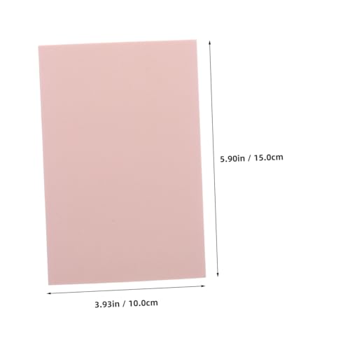 Uonlytech DIY Rubber Carving Block Kit for Printmaking 15x10x0.6cm Soft Pure Color Rubber Stamp Making Supplies for Craft Projects Suitable for Artists and Hobbyists