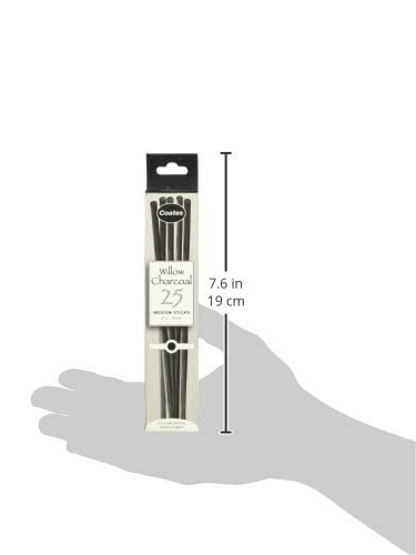 Global Art Materials PH Coates Willow Charcoal, Medium