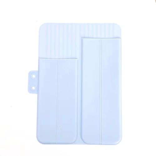 Heat Resistant Silicone Mat Travel Case Portable Travel Mat Cover for Hair Straightener, Flat Iron and Hot Hair Styling Tools (Blue) - color: Blue