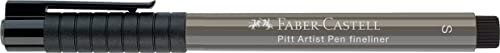 Faber-Castell Art & Graphic Pitt Artist Pen Fineliner India Ink Pen, Warm Grey Iv, Single Pitt Pen, For Art, Craft, Drawing, Sketching, Home, School, University, Colouring