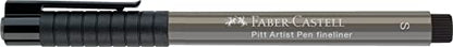 Faber-Castell Art & Graphic Pitt Artist Pen Fineliner India Ink Pen, Warm Grey Iv, Single Pitt Pen, For Art, Craft, Drawing, Sketching, Home, School, University, Colouring