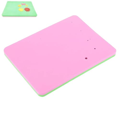 Fondant Foam Pad with 5 Holes - Silicone Mat for Cake Decorating, Rolling Pin & Clay Tools, Perfect for Fondant, Gum and Air Dry Clay Crafts