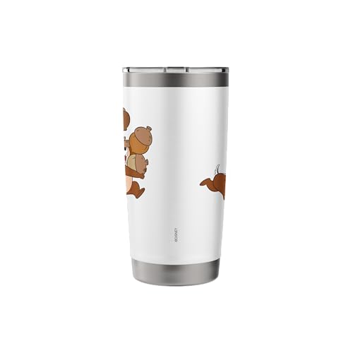 Disney Chip 'n Dale Chipmunks Acorn Run Stainless Steel Insulated Tumbler - color: White