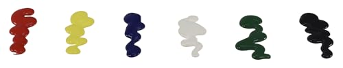 Sax Washable Versatemp Heavy Bodied Tempera Paints, Assorted Colors, 6 Pints